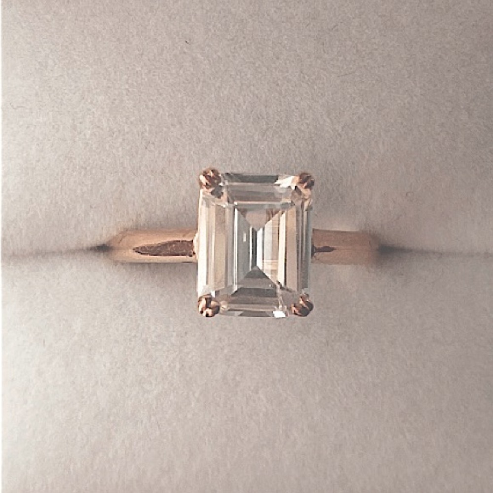 COPY - Emerald cut engagement ring